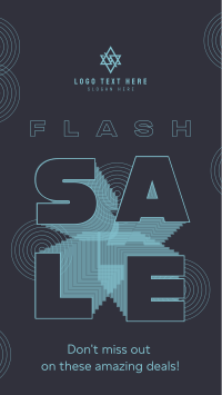 Flash Sale Now YouTube Short Design