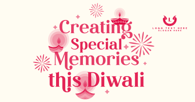 Diya Diwali Wishes Facebook ad Image Preview