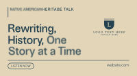 Modern Native American Talk Animation Preview