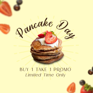 Pancakes & Berries Instagram post Image Preview