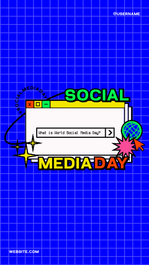 Retro Social Media Facebook story Image Preview