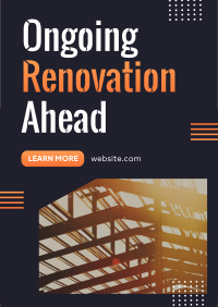 Ongoing House Renovation Poster Image Preview