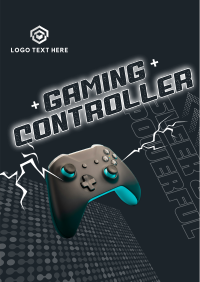 Sleek Gaming Controller Poster Image Preview