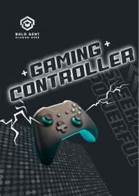 Sleek Gaming Controller Poster Image Preview