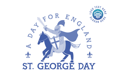 Celebrating St. George Postcard Image Preview