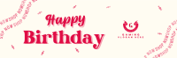 Elegant Birthday Twitter header (cover) Image Preview