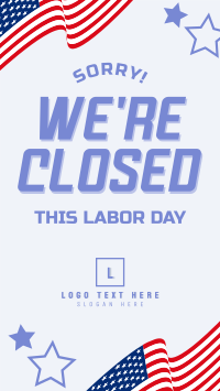 Labor Day Hours Facebook Story Design