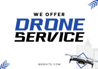 Drone Photography Service Postcard Image Preview