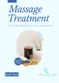 Elegant Massage Promo Flyer Image Preview