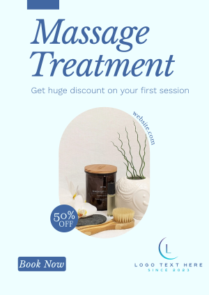 Elegant Massage Promo Flyer Image Preview