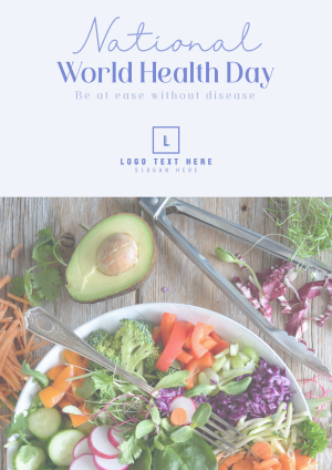 Minimalist World Health Day Greeting Flyer Image Preview