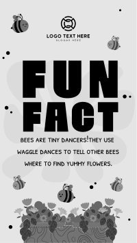Bee Day Fun Fact TikTok video Image Preview