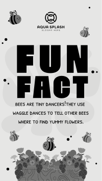 Bee Day Fun Fact TikTok Video Image Preview