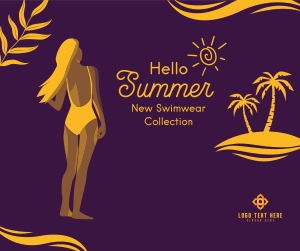 Hello Summer Scenery Facebook post Image Preview