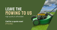 Mowing Service Facebook ad Image Preview