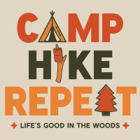 Minimalist Camping T-shirt Preview