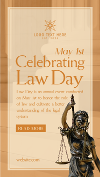 Lady Justice Law Day YouTube short Image Preview