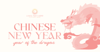 New Year Dragon Facebook Ad Design