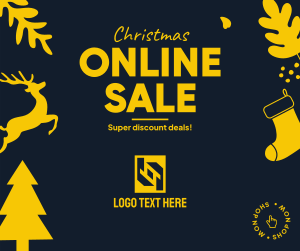 Christmas Online Sale Facebook post
