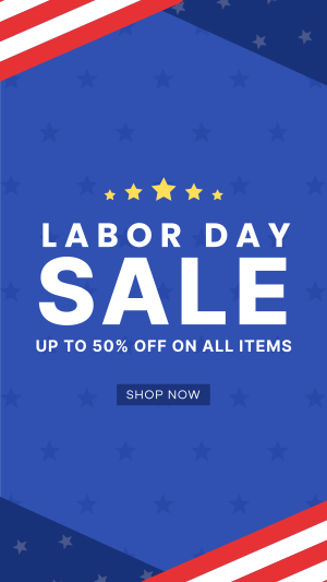 Labor Day Flash Sale Instagram story Image Preview