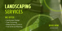 Professional Landscaping Twitter post Image Preview