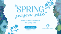 Spring Season Sale Facebook Event Cover Design