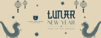 Lucky Lunar New Year Facebook cover Image Preview