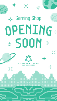 Pixel Space Shop Opening TikTok video Image Preview