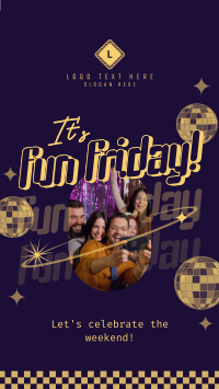 Fun Friday Party TikTok video Image Preview