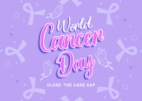 World Cancer Reminder Postcard Image Preview