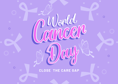 World Cancer Reminder Postcard Image Preview