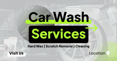 Unique Car Wash Service Facebook ad Image Preview