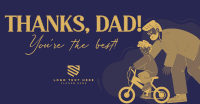 Thank You Best Dad Ever Facebook ad Image Preview