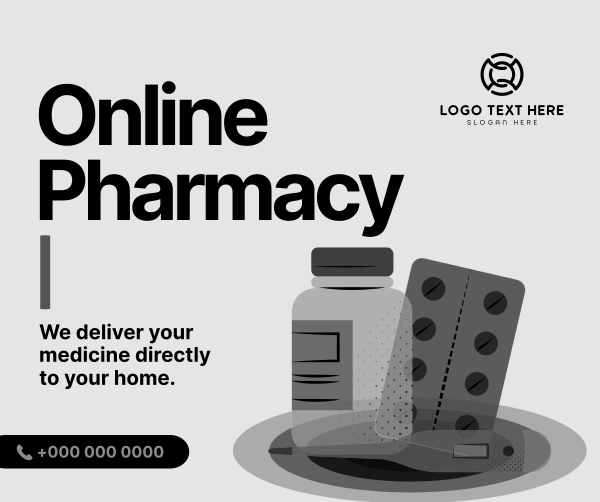 Online Pharmacy Facebook Post Design Image Preview