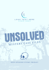 Unsolved Mysteries Flyer Design