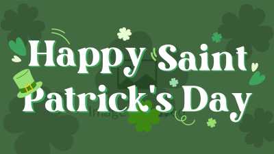 Saint Patricks Greetings Facebook event cover Image Preview