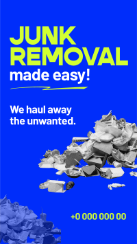 Professional Junk Removal Facebook story Image Preview