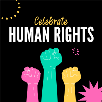 Celebrate Human rights Instagram post Image Preview
