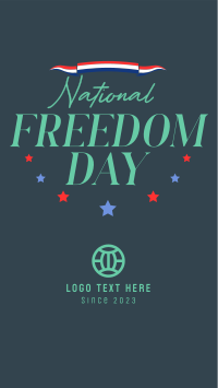 National Freedom Day TikTok video Image Preview