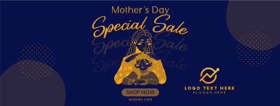 Bright Colors Special Sale for Mother's Day Facebook cover Image Preview