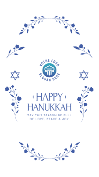 Happy Hanukkah Instagram story Image Preview