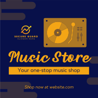 Premium Music Store Linkedin Post Image Preview