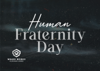 International Fraternity Day Postcard Image Preview