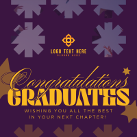 Geometric Graduation Instagram Post Design