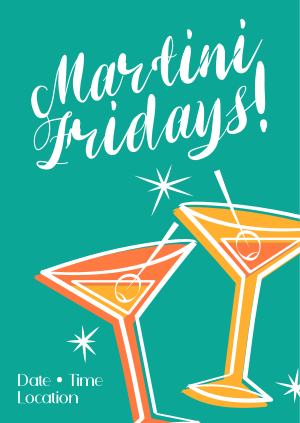 Martini Fridays Poster Image Preview