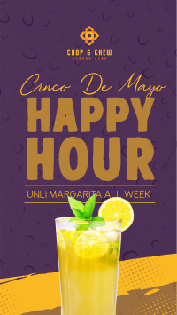 Cinco De Mayo Happy Hour Instagram Story Design