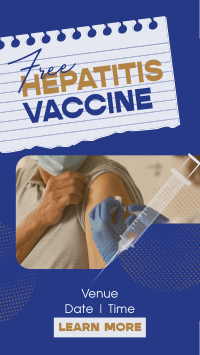 Contemporary Hepatitis Vaccine Instagram reel Image Preview