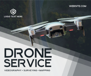 Flying Drone Facebook post Image Preview