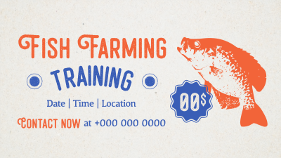 Fish Farming Training Facebook event cover Image Preview