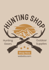 Wildlife Hunting Poster Design